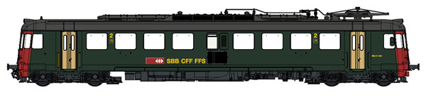 LS Models 17056S - Swiss Electric Railcar 1431 of the SBB (DCC Sound Decoder)